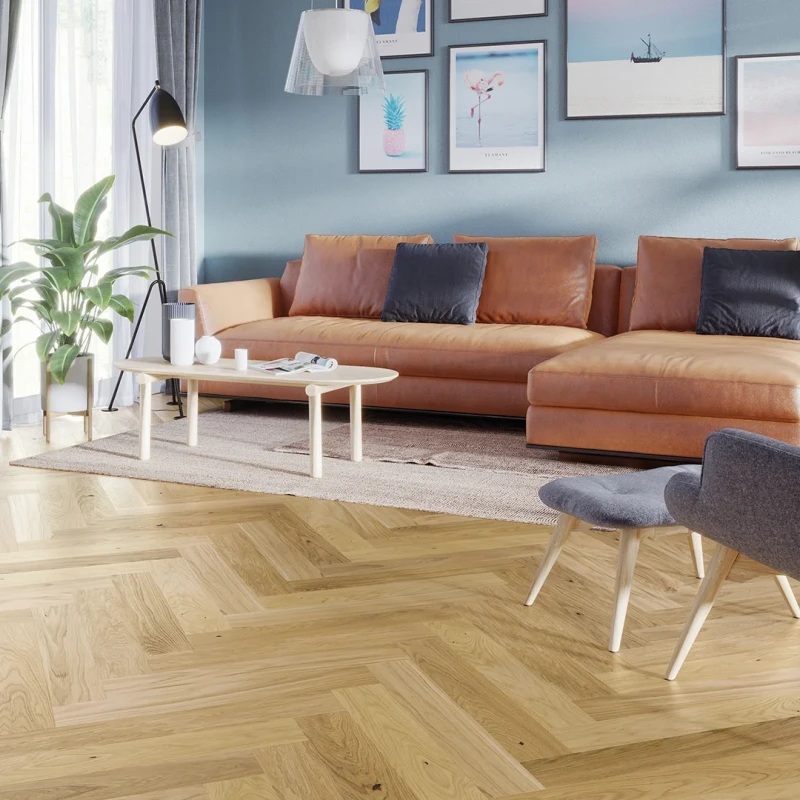 Stejar Caramel Herringbone 110 photo1